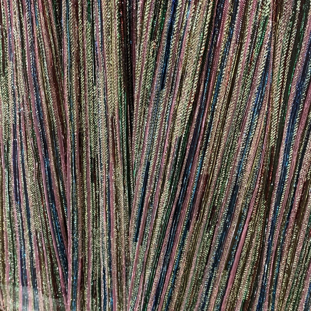 Xtraordinary sz 5 multi colored striped sparkly party/formal dress - Picture 3 of 10